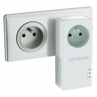 Netgear PLP1000 - Pack de 2 CPL 1000 (prise intégrée)