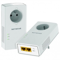 Netgear PLP2000 - Pack de 2 CPL 2000 (prise intégrée)