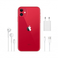 Apple iphone 11, Rouge, 64 Go
