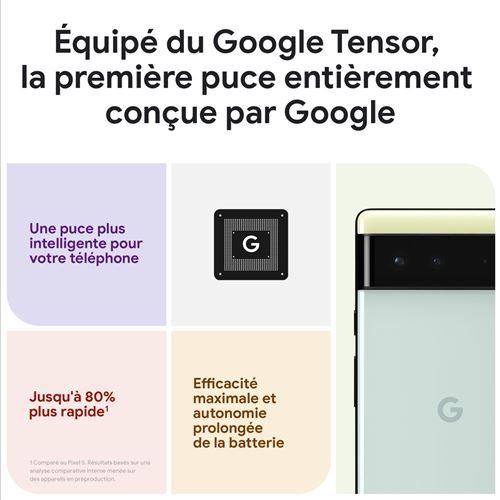 Smartphone Google Pixel 6 sur zeopstore