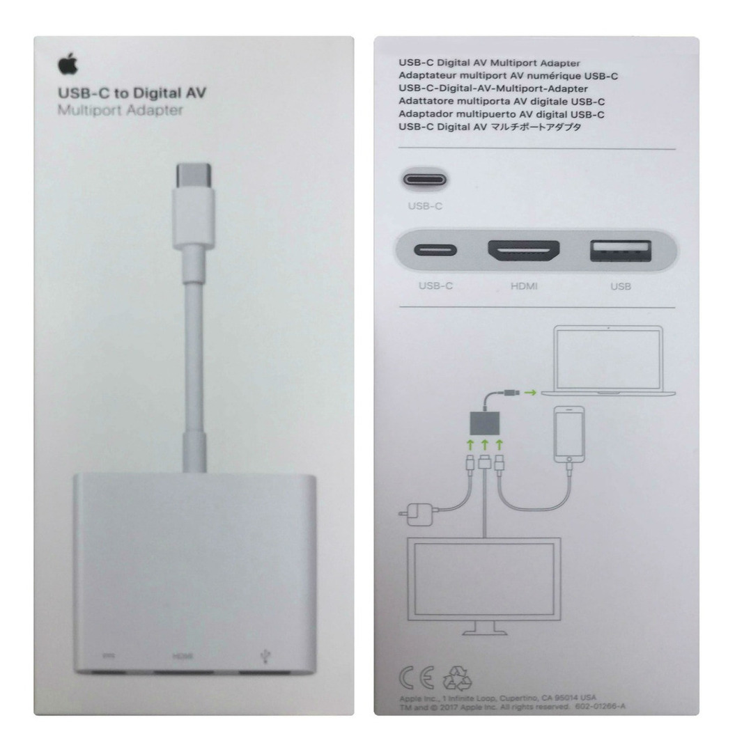 Adaptateur USB C Apple USB-C Digital AV Multiport en vente à la réunion sur zeopstore