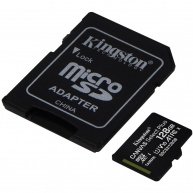 MicroSD Kingston, 128 Go + adaptateur