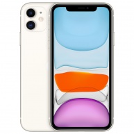 Apple iPhone 11 Reconditionné garanti 1 an sauf batterie, Blanc, 64 Go, A