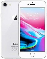 iPhone 8 reconditionné (A) garanti 1an sauf batterie, Argent, 64 Go