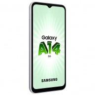 Samsung Galaxy A14, 4 Go, 5G, Argent, 64 Go