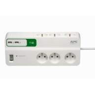APC Essential 6 prises avec 2 ports de charge USB