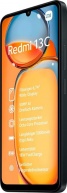 Xiaomi Redmi 13C, Noir, 128 Go