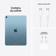 Apple iPad Air 10,9, Bleu, 64 Go