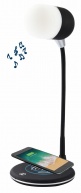 Blaupunkt Enceinte & chargeur induction lampe de bureau 3w, Noir