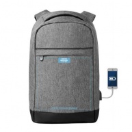 Blaupunkt Pack sac à dos + batterie de secours 5000 mah , Gris