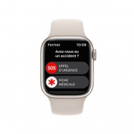 Apple Watch Series 8 GPS, Starlight, 45 mm