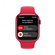 Apple Watch Series 8 GPS, Rouge, 45 mm