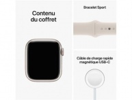 Apple Watch Series 8 GPS, Starlight, 41 mm