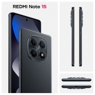 Xiaomi Redmi Note 15, Noir, 256 Go