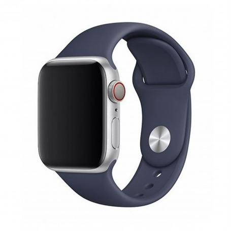 Devia Applewatch - Bracelet Sport s&eacute;rie Deluxe, Bleu nuit, 40 mm