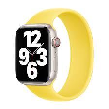Devia Applewatch - Bracelet Sport s&eacute;rie Deluxe 2, Jaune, 40 mm
