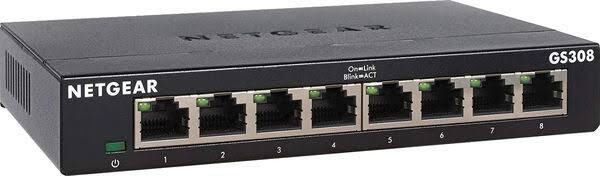 Netgear GS 305-300 PES Switch 8 ports 10/100/1000 Boitier m&eacute;tal