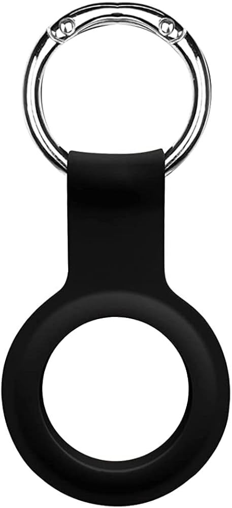 Devia Airtag porte-cl&eacute;s silicone, Noir