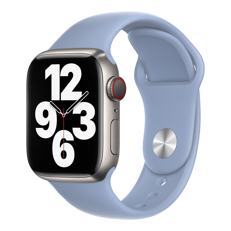 Devia Applewatch - Bracelet Sport s&eacute;rie Deluxe, Bleu horizon, 44 mm