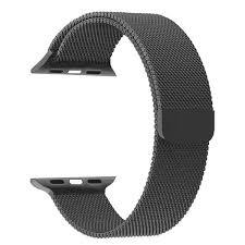 Devia Applewatch - Bracelet Boucle Milanaise, Noir, 44 mm
