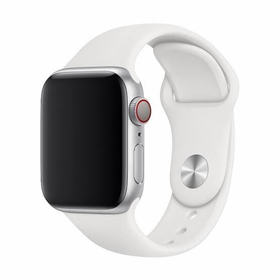 Devia Applewatch - Bracelet Sport s&eacute;rie Deluxe 2, Blanc, 40 mm