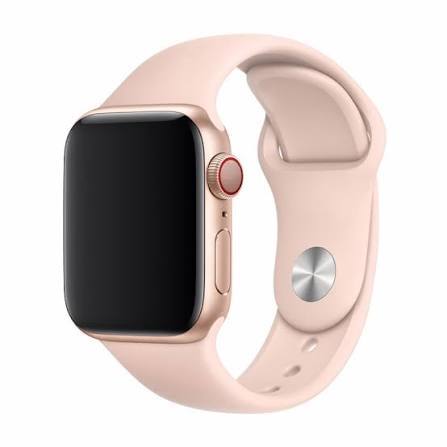 Devia Applewatch - Bracelet Sport s&eacute;rie Deluxe, Rose Craie, 44 mm