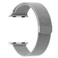 Devia Applewatch - Bracelet Boucle Milanaise, Silver, 44 mm